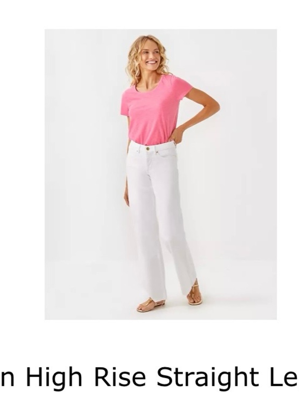 Lilly Pulitzer 33” Anniston High Rise Leg Jean
